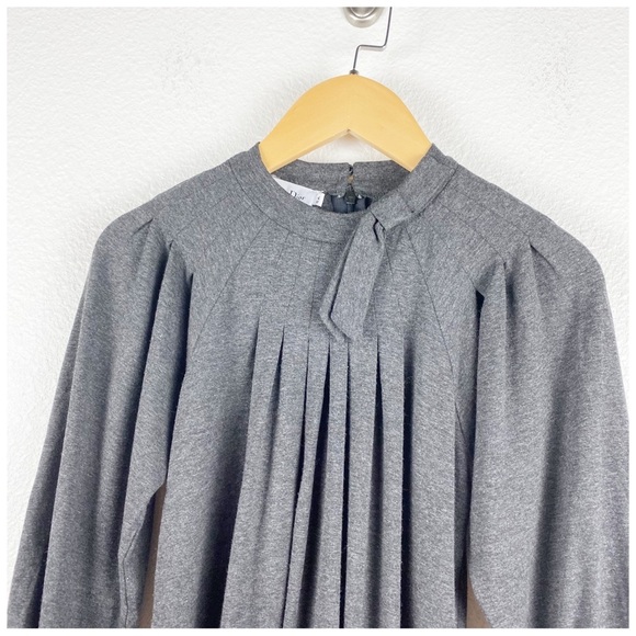 Christian Dior Kids Dark Gray Long Sleeve Dress Size 6 - Picture 5 of 10